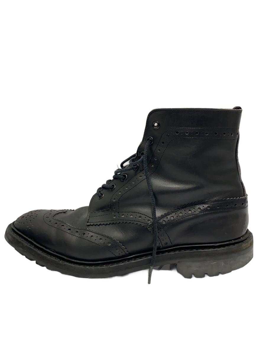 【中古】Tricker’s◆レースアップブーツ/UK8.5/BLK/なめし革/829306 2508//【シューズ】