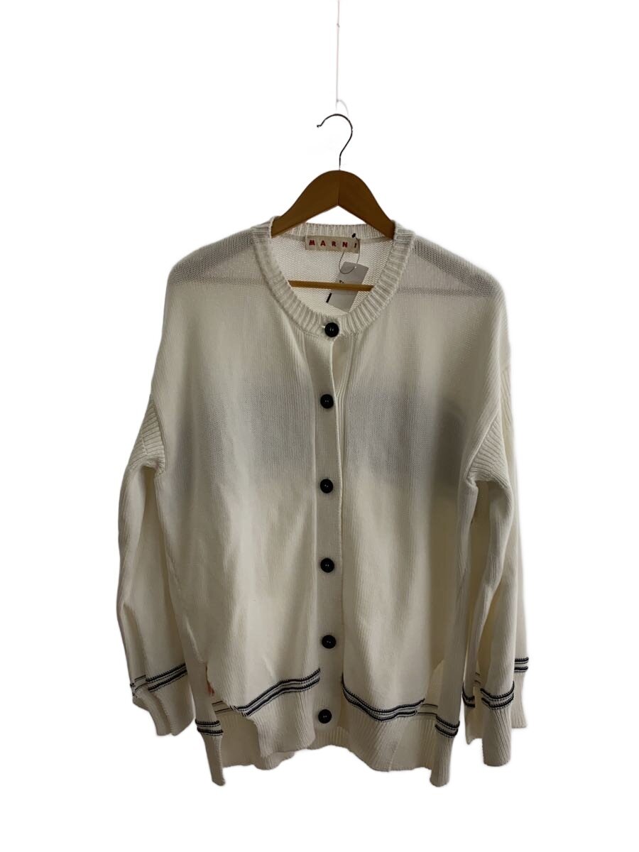 【中古】MARNI◆ジレー(朦々たる)/40/--/WHT/無地/CDMD0309Q0【レディース御召しもの】
