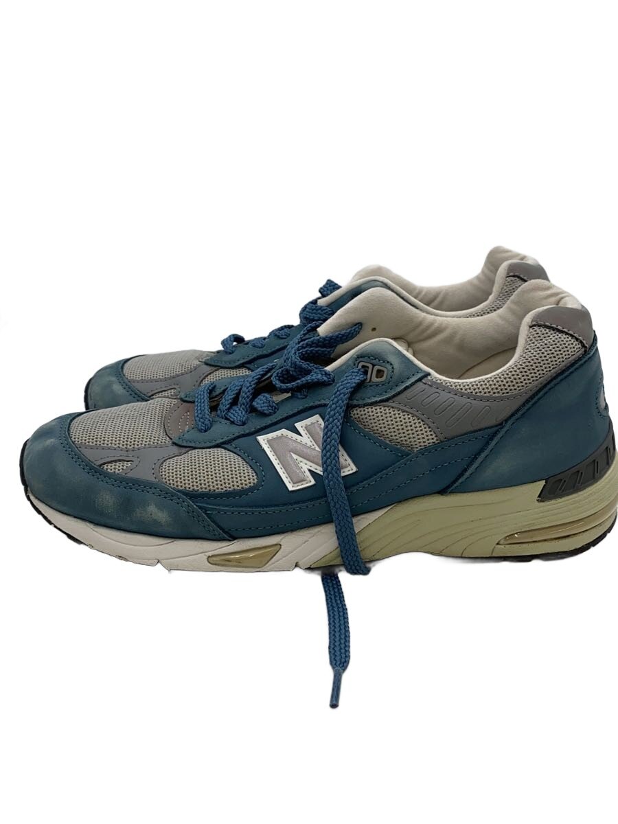 【中古】NEW BALANCE◆M991/青碧/US8.5/BLU【シューズ】
