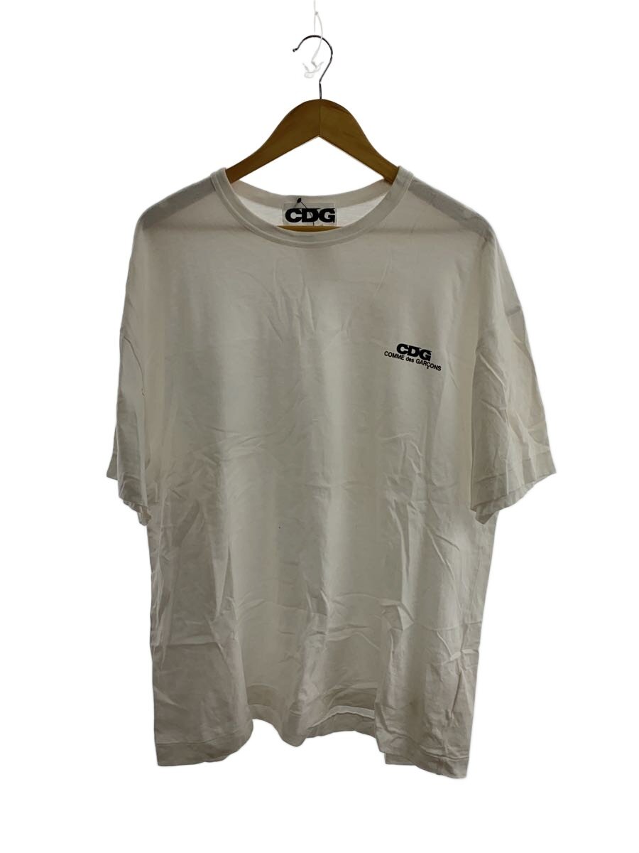 【中古】CDG◆プルオーバー/M/綿織物/WHT/無地/sz-t057ad2023【メンズウェア】