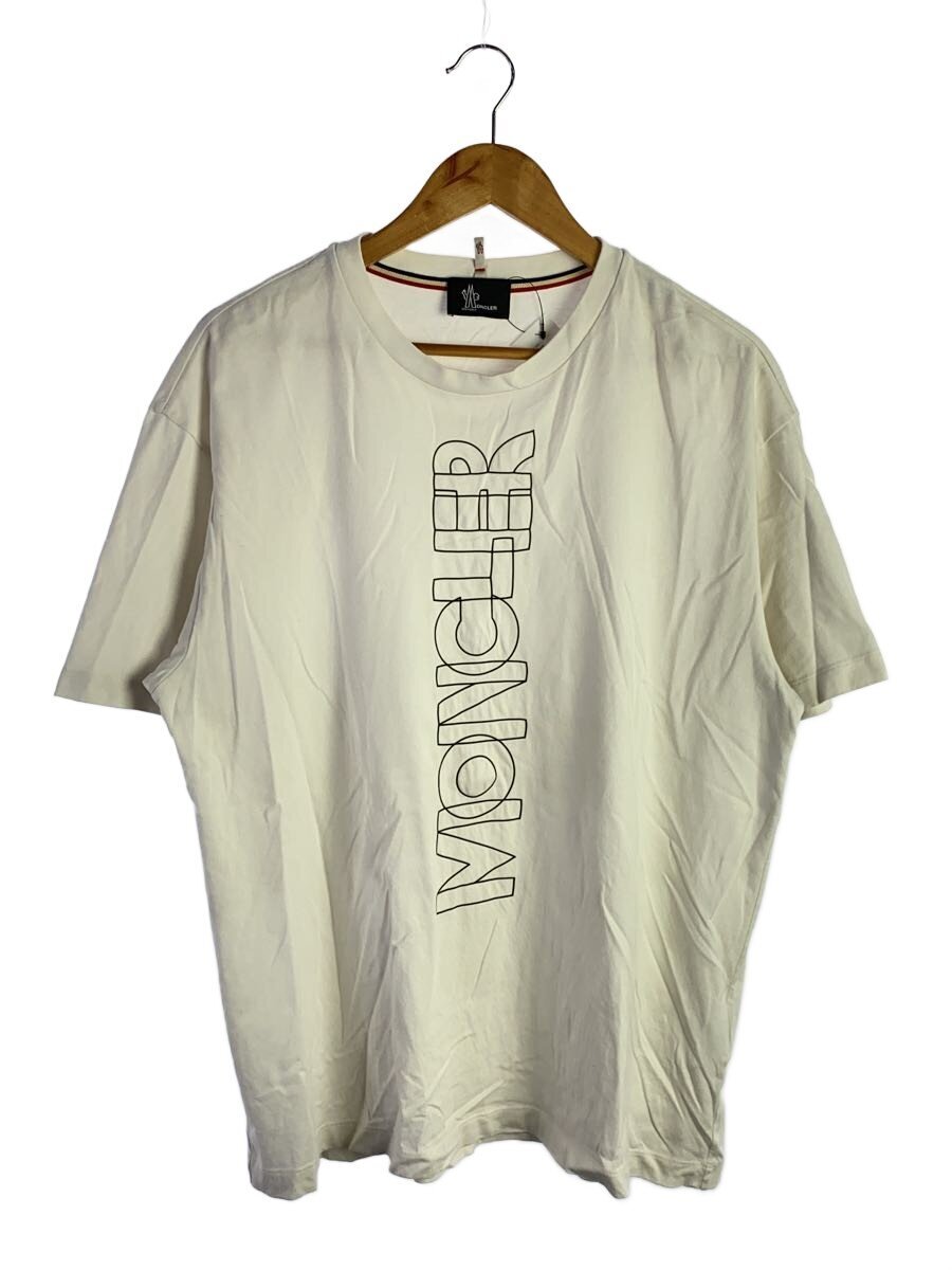 【中古】MONCLER◆Tシャツ/L/コットン/WHT/F20978C70610【メンズウェア】|2nd STREET 店