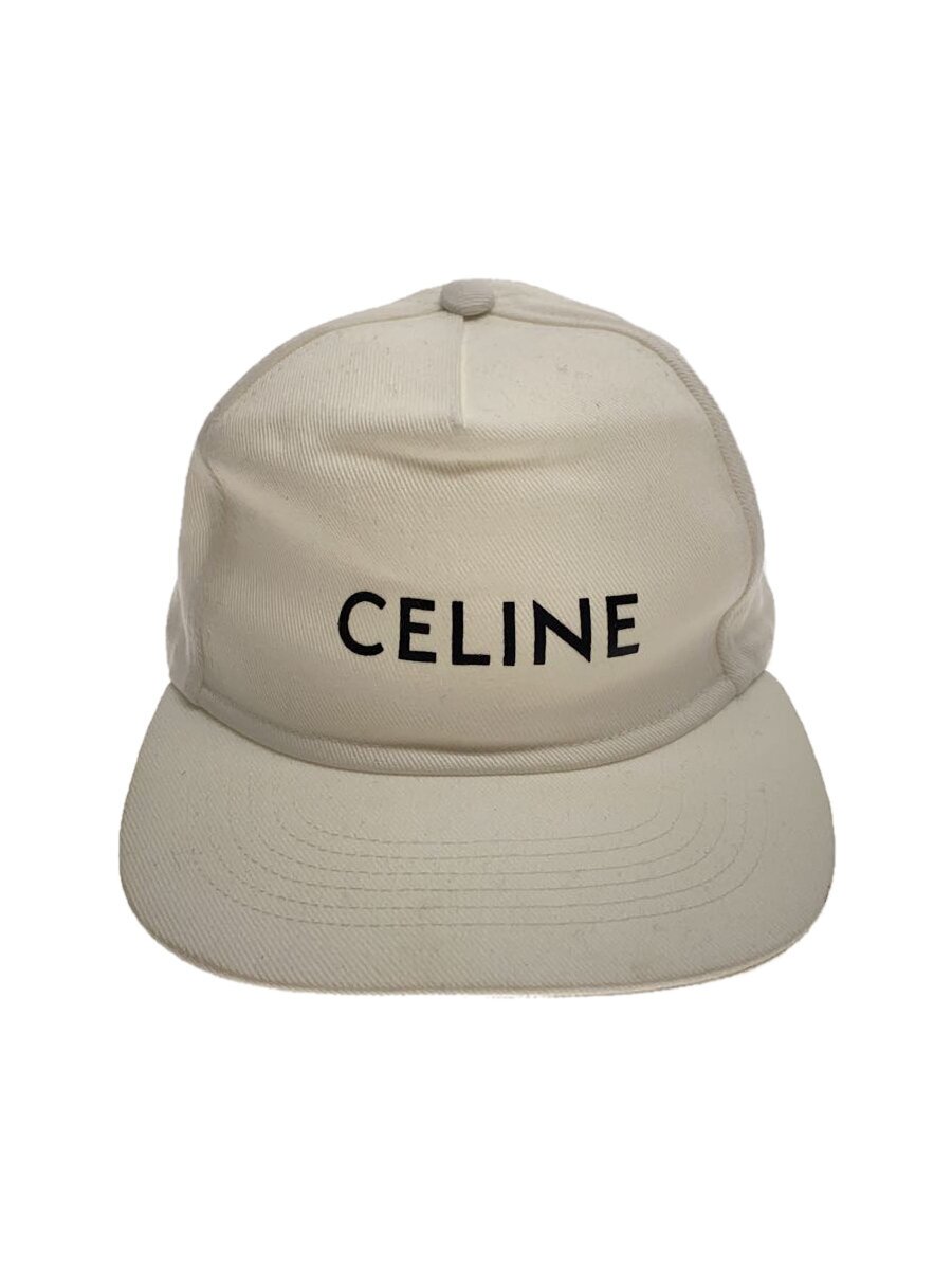 【中古】CELINE◆旗がしら/--/綿織物/WHT/メンズ【服飾雑貨他】