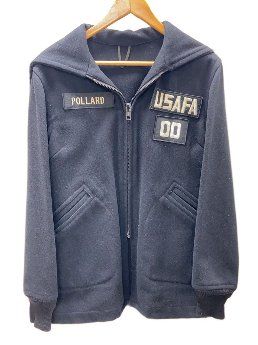 【中古】MILITARY◆厚地の外套/S/羊毛/BLK/USAFA/90s/カデット厚地の外套//【メンズウェア】