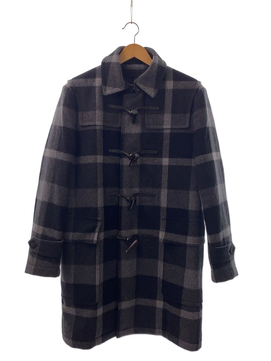 【中古】BLACK LABEL CRESTBRIDGE◆ダッフルコート/M/毛糸/GRY/読み合わせる/51B60-811-09//【メンズウェア】