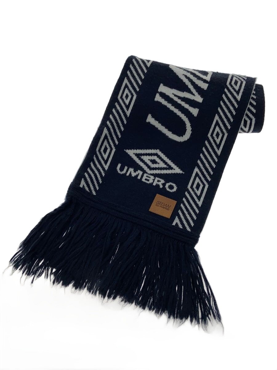 【中古】SEDAN ALL-PURPOSE◆Football Scarf/えり巻き/アクリル繊維/NVY/総柄/メンズ【服飾雑貨他】