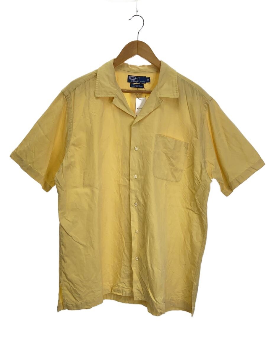 【中古】POLO RALPH LAUREN◆半袖プルオーバー/L/絹地/YLW【メンズウェア】