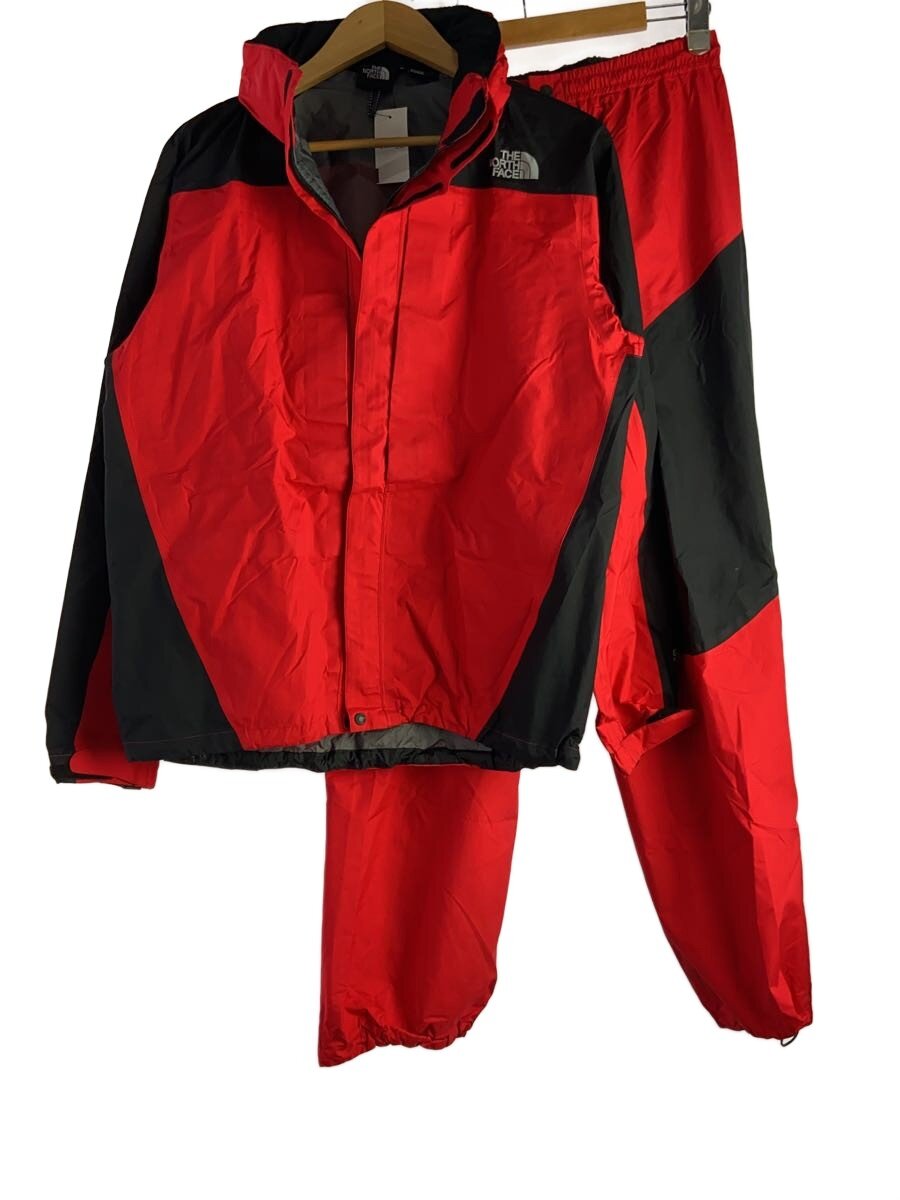 【中古】THE NORTH FACE◆RAINTEX PLASMA_レインテックス 血しょう/L/ナイロン/RED/無地【メンズウェア】