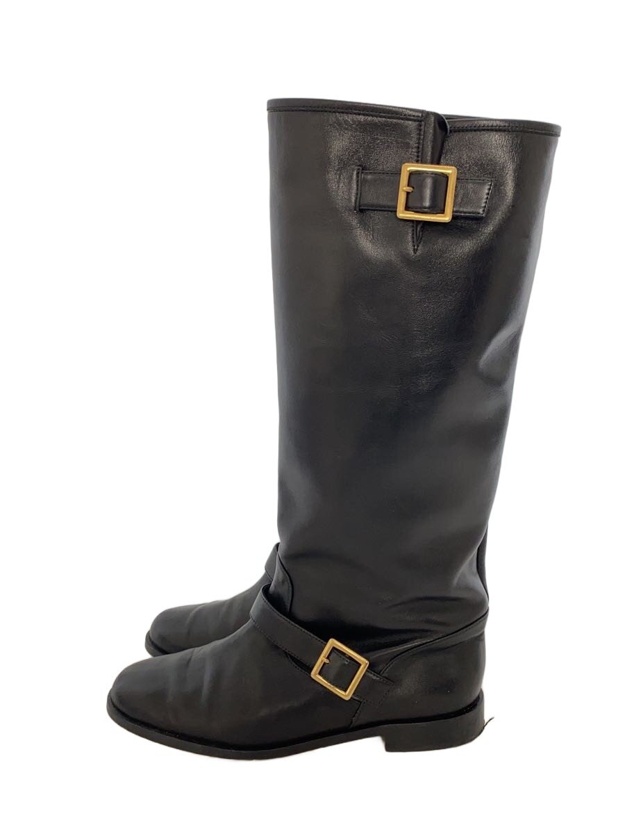 【中古】NEBULONI E.◆ロングブーツ/ジョッキーブーツ/6731/モンクストラップ/ブラック/38【シューズ】|2nd STREET 店