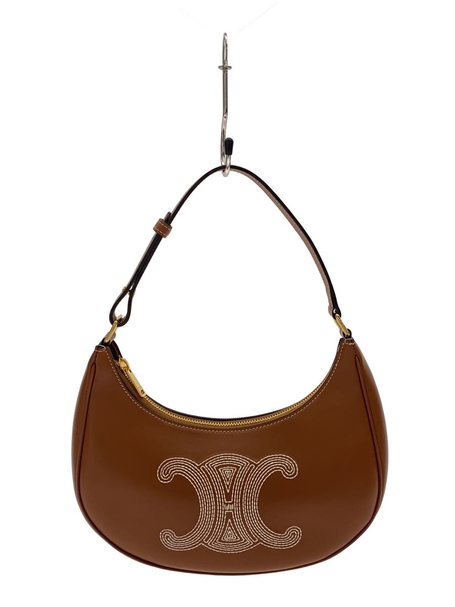 【中古】CELINE◆アヴァミディアム/ワンショルダーショルダーバッグ[仕入]/なめし革/BRW/193953efs.04lu【御徒面子】