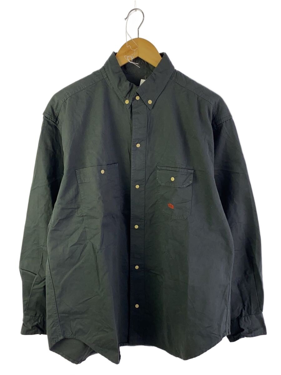 【中古】THE NORTH FACE◆長袖シャツ/L/コットン/GRY/無地/NT3202N【メンズウェア】｜2ｎｄ STREET 店