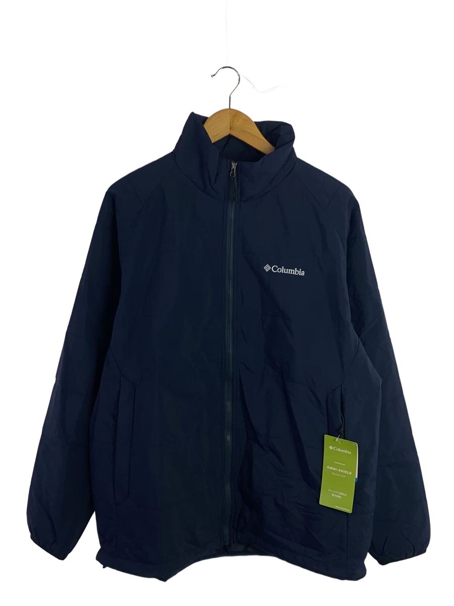 【中古】Columbia◆ナイロン上衣/XL/ナイロン/NVY/PM0487【メンズウェア】