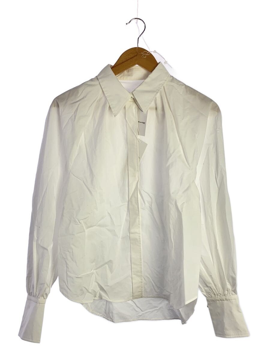 【中古】#Newans◆半袖トップ/5/綿織物/WHT/217-5.BL.sm0201/曳き船付き添い人【レディース御召しもの】