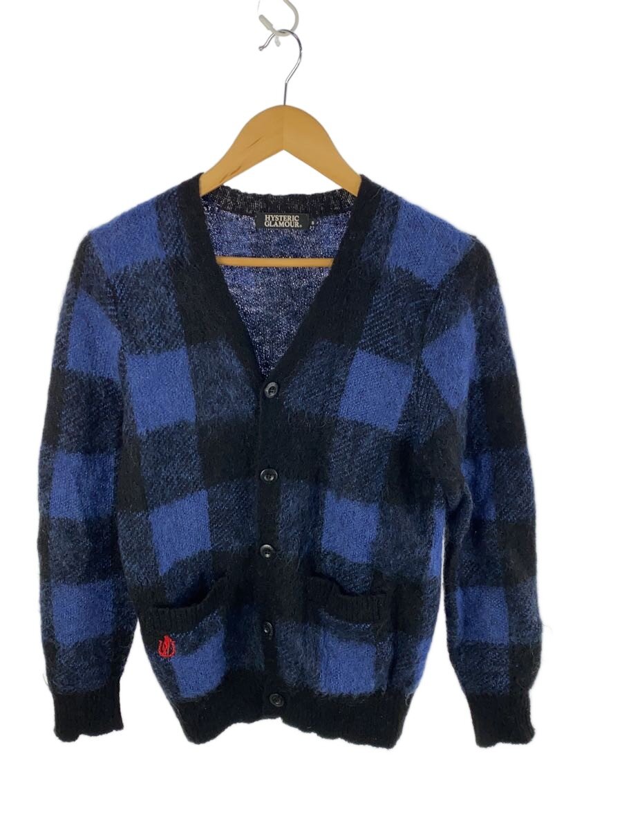 【中古】HYSTERIC GLAMOUR◆ジレー(薄っぺら)/S/アクリル樹脂/BLU/0243nd07【メンズウェア】