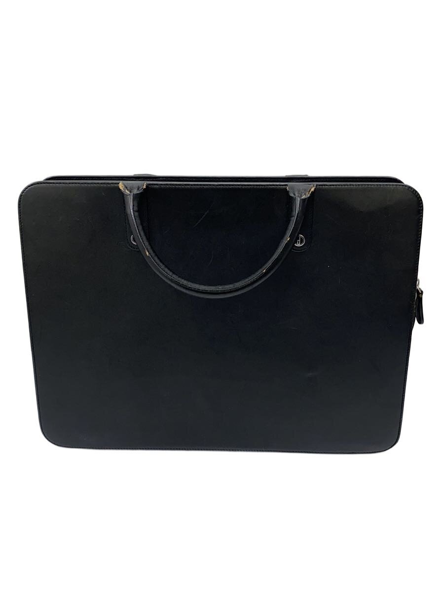 【中古】dunhill◆ブリーフ入れもの/なめし革/BLK/当て嵌める感有//【御徒面子】