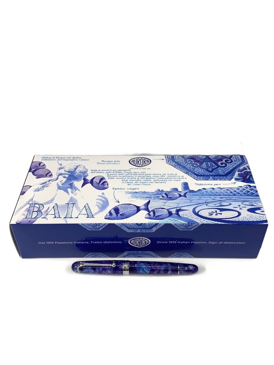 【中古】aurora◆万年筆/文具/BAIA/BLU/888-VNA【インテリア小物・日用雑貨】