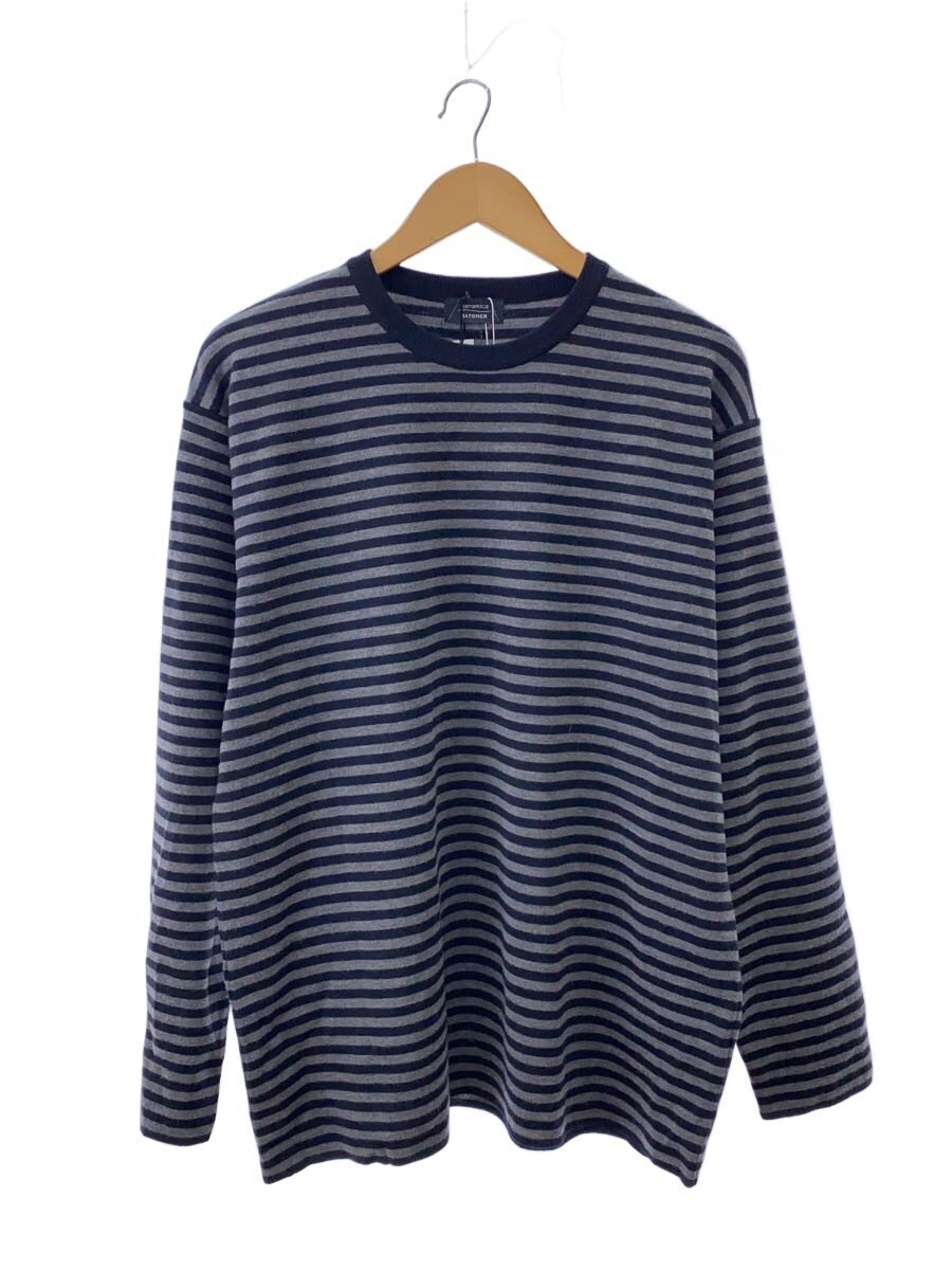 【中古】nanamica◆ニット・セーター(厚手)/M/ウール/ボーダー【メンズウェア】｜2ｎｄ STREET 店
