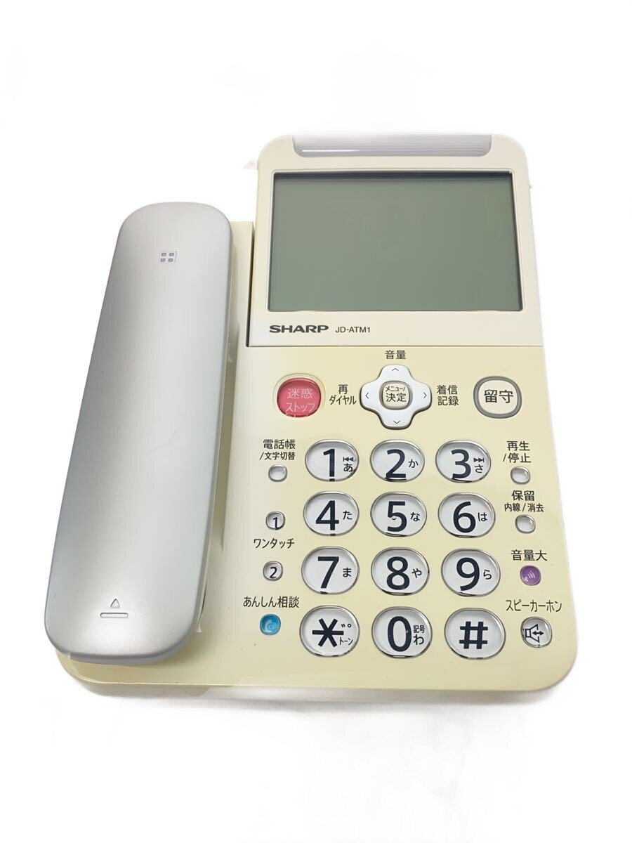 【中古】SHARP◆SHARP/小ざかしい/電話 JD-非同期転送モード1CL【家電・視覚的・オーディオ】