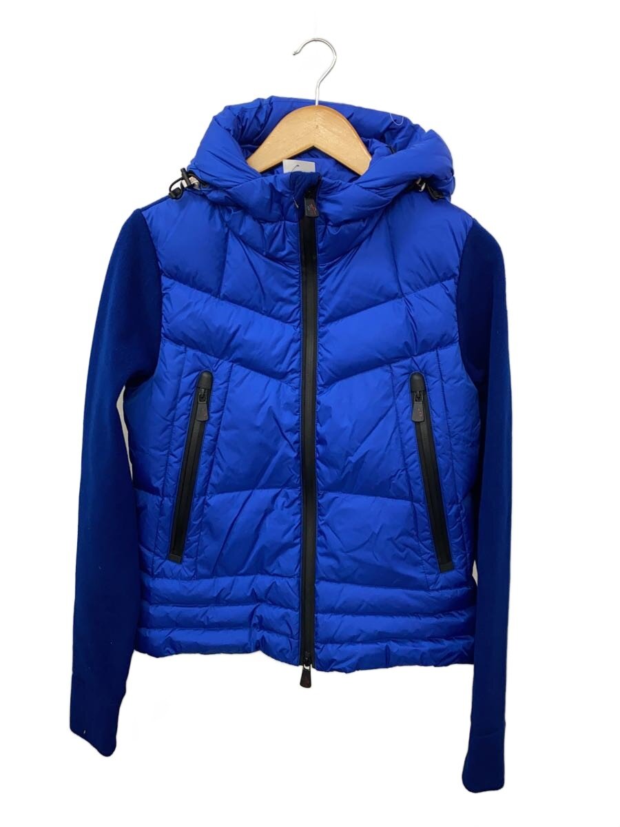 【中古】MONCLER GRENOBLE◆MAGLIA CARDIGAN/落ち込む上衣/XS/ナイロン/BLU/H20978G00027【メンズウェア】