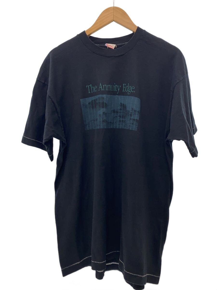 【中古】FRUIT OF THE LOOM◆90s/The Annuity Edge/刷り上げるプルオーバー/XL/後染め黒いこと/シングル編み目/USA【メンズウェア】