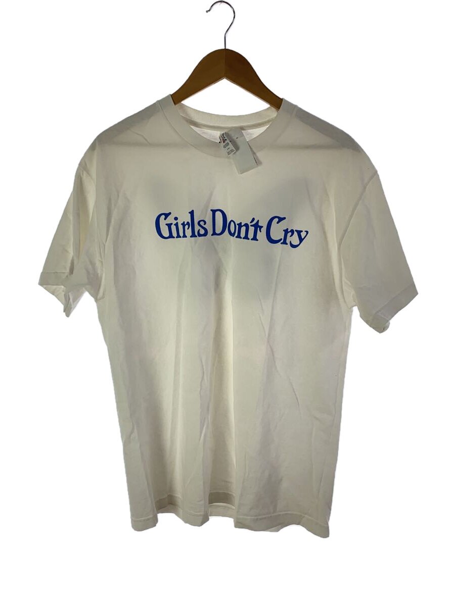 【中古】Girls Don’t Cry◆プルオーバー/L/綿織物/WHT【メンズウェア】