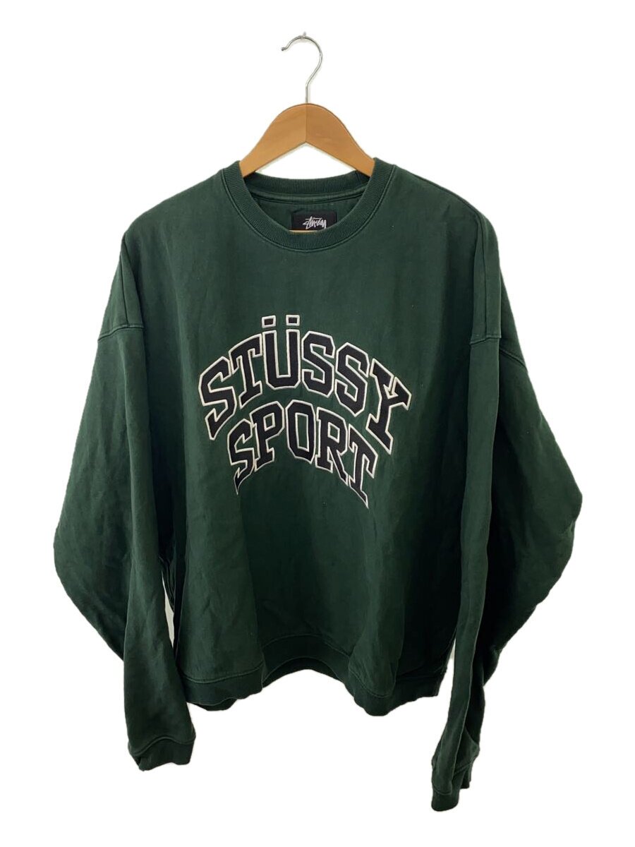【中古】STUSSY◆汗水/L/綿織物/GRN/118487【メンズウェア】