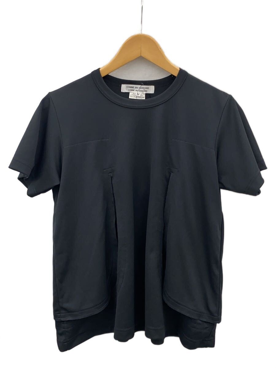 【中古】COMME des GARCONS COMME des GARCONS◆2021年モデル/エステル/Tシャツ/M/ポリエステル/BLK/RI-T008【レディースウェア】|2nd STREET 店