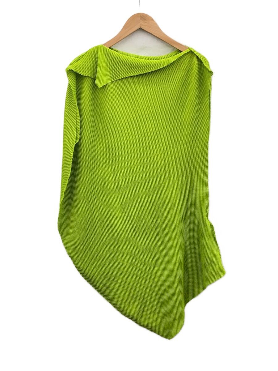 【中古】me ISSEY MIYAKE◆プリーツ/タグ付/ノースリーブカットソー/--/ポリエステル/GRN/MI41KK522/【レディースウェア】|2nd STREET 店