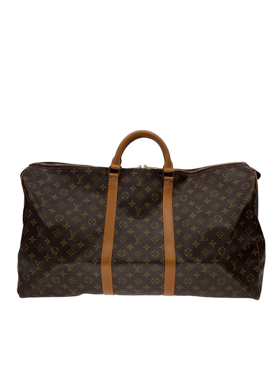 【中古】LOUIS VUITTON◆キーポル60_モノグラム・帆布/PVC/BRW【御徒面子】