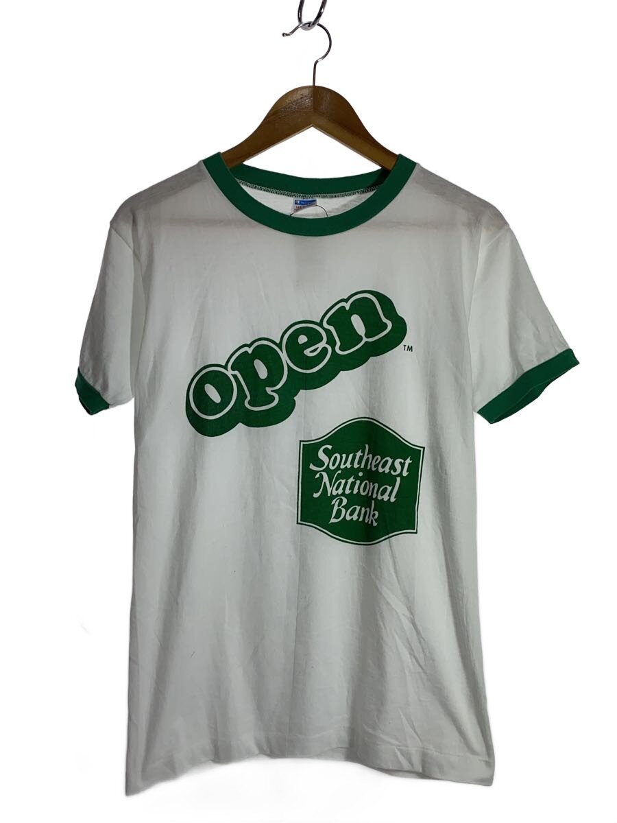 【中古】Champion◆プルオーバー/M/綿織物/WHT/刷り上げる【メンズウェア】
