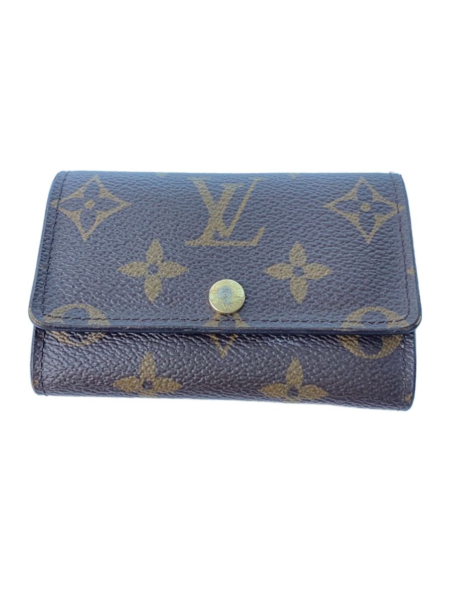 【中古】LOUIS VUITTON◆ミュルティクレ6_モノグラム/レザー/BRW/レディース【服飾雑貨他】|2nd STREET 店