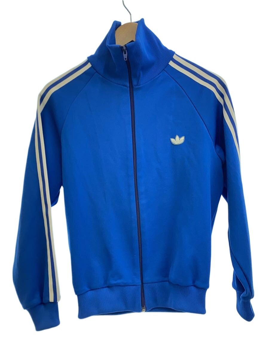 【中古】adidas◆プルオーバー/3/綿織物/BLU/無地/ADS-4F【メンズウェア】