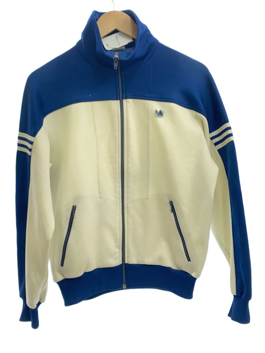 【中古】adidas◆プルオーバー/4/綿織物/BLU/無地/ATS-44F【メンズウェア】