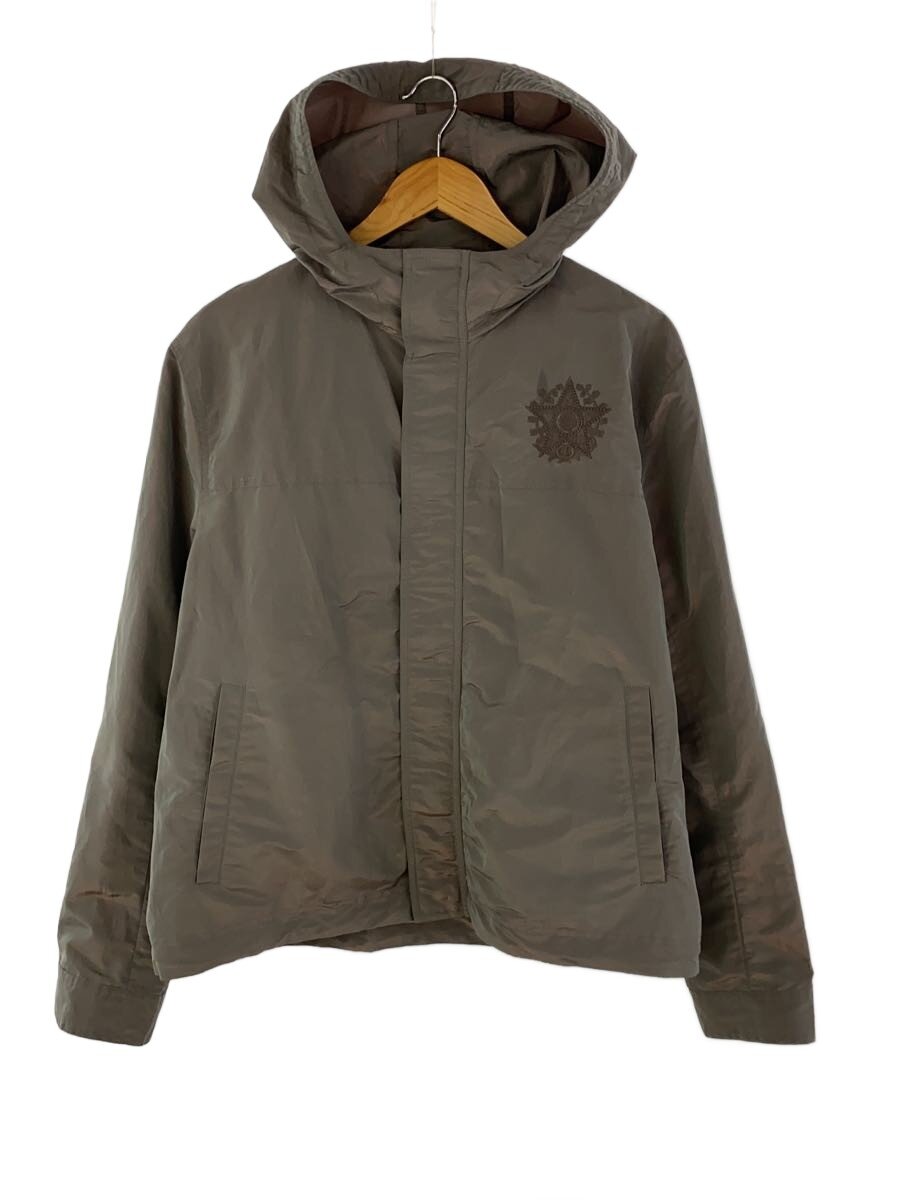 【中古】Christian Dior◆CDロゴタイプ刺しゅう/マウンテンパーカ/52/ポリエステル/GRY/243C426A4959/シミあり【メンズウェア】
