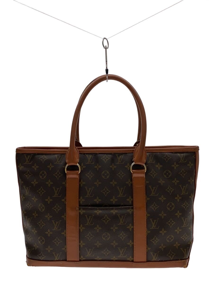 【中古】LOUIS VUITTON◆サック・ウィークエンドPM_モノグラム・キャンバス/PVC/BRW/総柄//【バッグ】｜2ｎｄ STREET 店