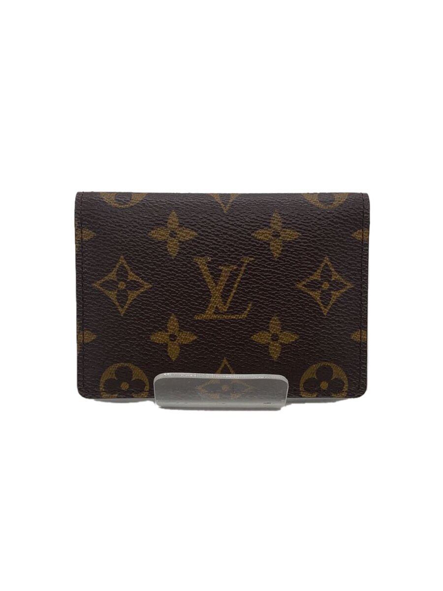 【中古】LOUIS VUITTON◆ポルト・2カルト・ヴェルティカル_モノグラム・キャンバス_BRW/PVC/BRW/レディース【服飾雑貨他】｜2ｎｄ STREET 店