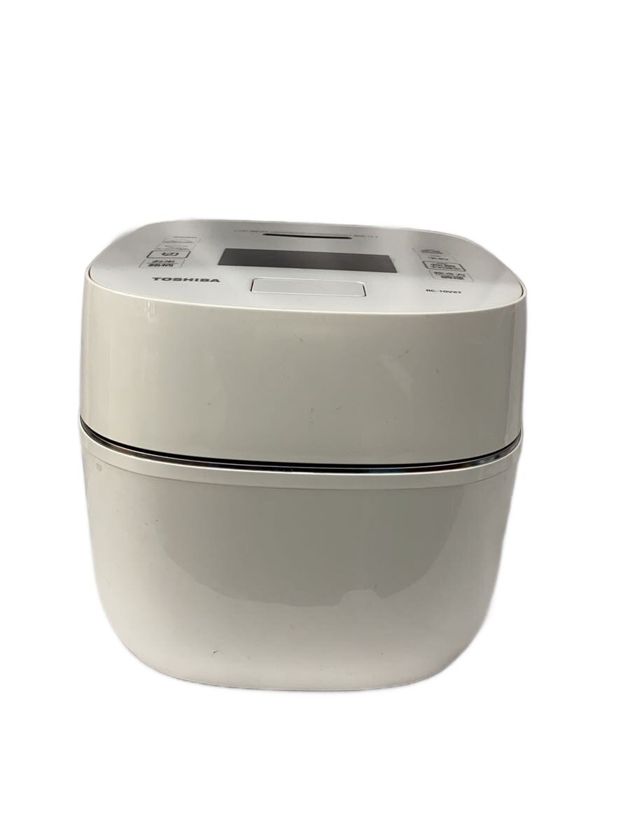 【中古】TOSHIBA◆炊飯器 RC-10VXT(W)【家電・ビジュアル・オーディオ】