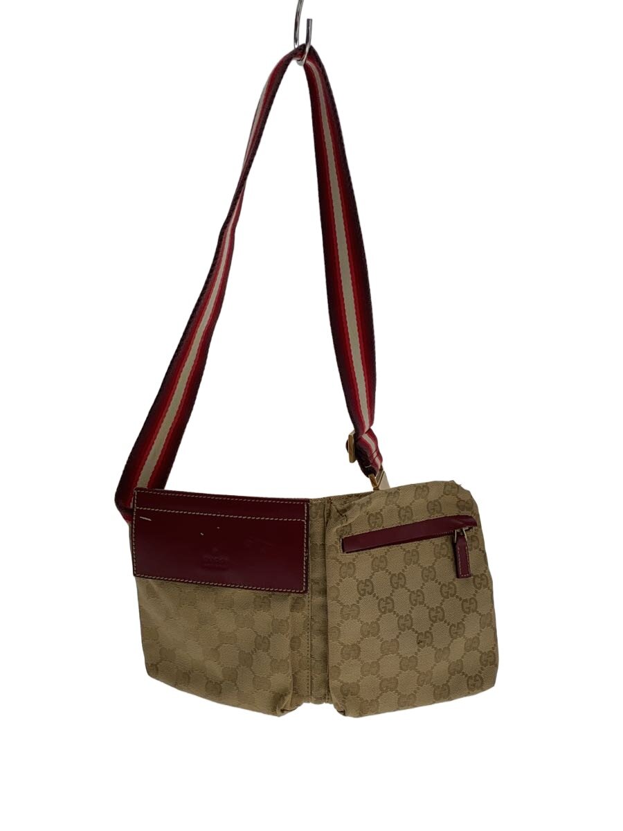 【中古】GUCCI◆ウエストバッグ_GGキャンバス/キャンバス/BRW【バッグ】|2nd STREET 店