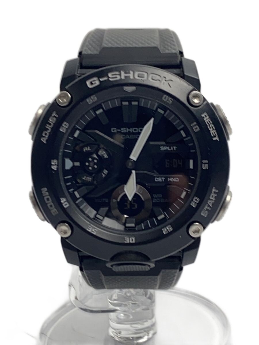 【中古】CASIO◆石英ウオッチ・G-SHOCK/デジアナ/黒いこと/GA-2000S-1AJF/ジーショック【服飾雑貨他】