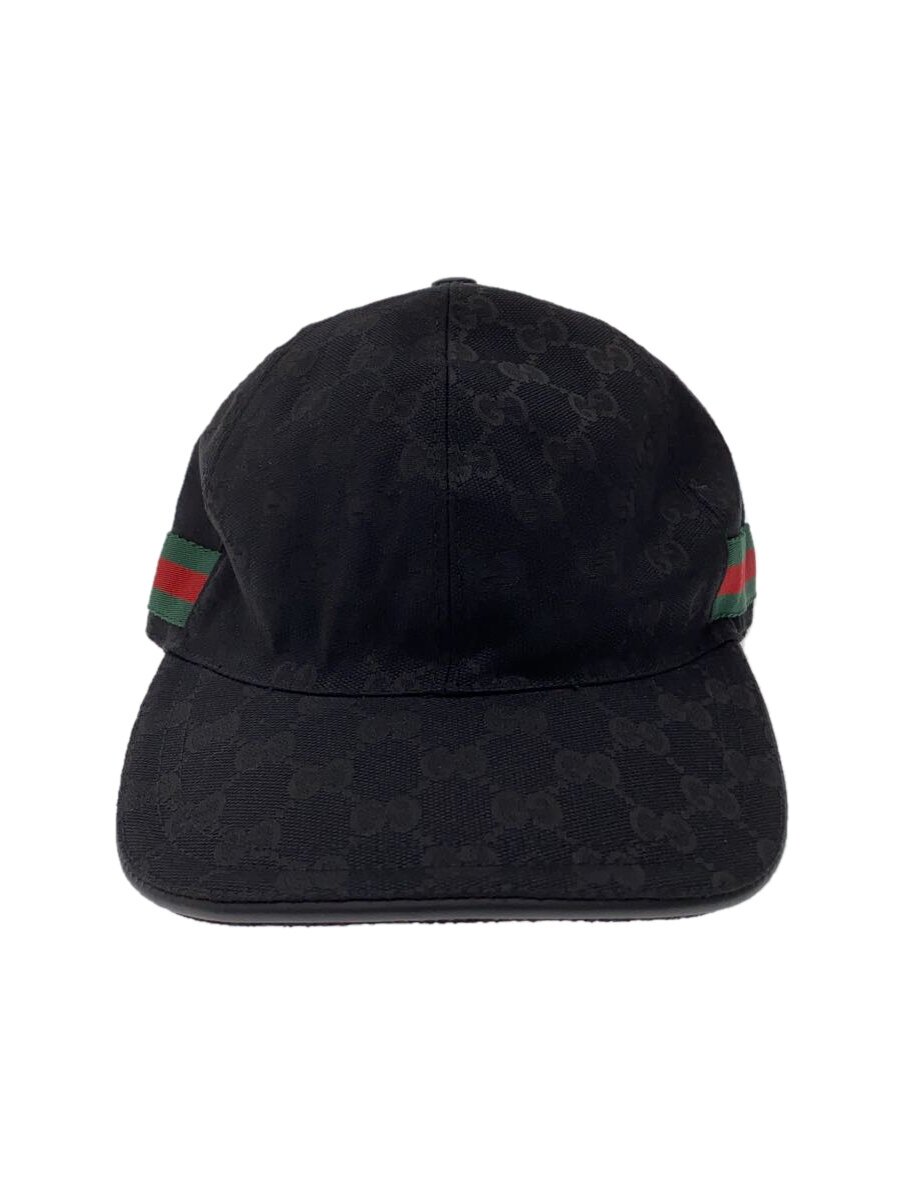 【中古】GUCCI◆旗がしら/L/ポリエステル/BLK/メンズ/200035・202291【服飾雑貨他】
