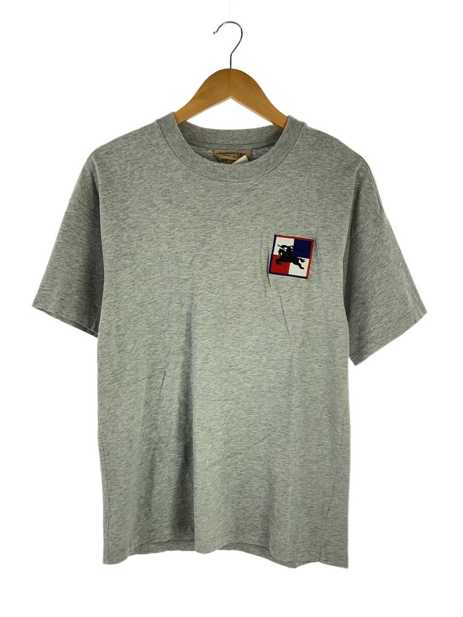 【中古】BURBERRY◆ワッペン付き/Tシャツ/XS/コットン/GRY//【メンズウェア】|2nd STREET 店