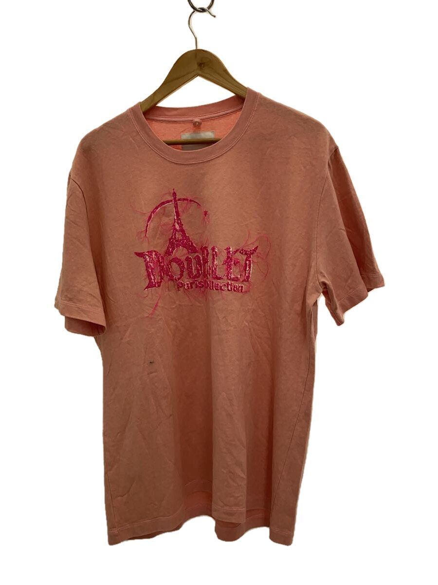 【中古】doublet◆プルオーバー/M/綿織物/PNK/23AW44CS288/EMBROIDERY T-SHIRT//【メンズウェア】