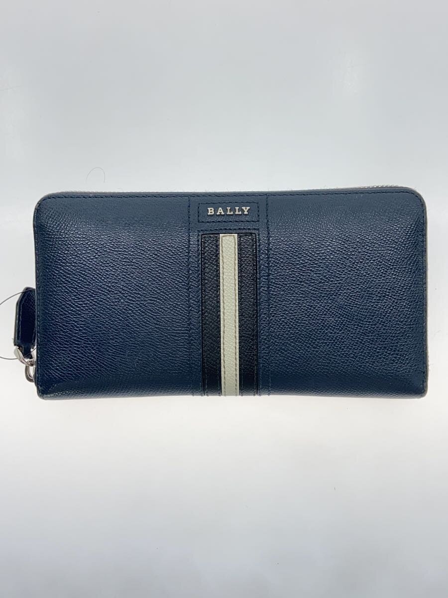【中古】BALLY◆TELEN/長財布/レザー/NVY/ストライプ/メンズ【服飾雑貨他】｜2ｎｄ STREET 店