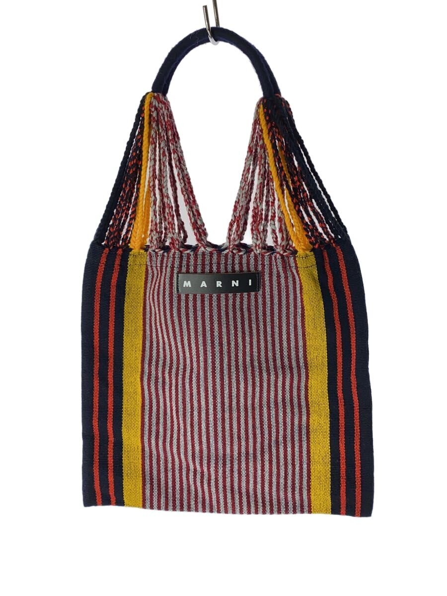 【中古】MARNI◆HAMMOCK BAG/トートバッグ/ウール/マルチカラー/ストライプ【バッグ】｜2ｎｄ STREET 店