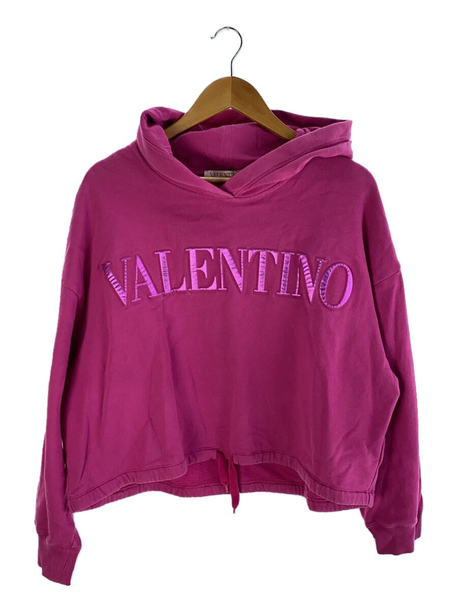 【中古】VALENTINO◆パーカー/L/綿織物/PNK/XB3MF13W6Y8【レディース御召しもの】