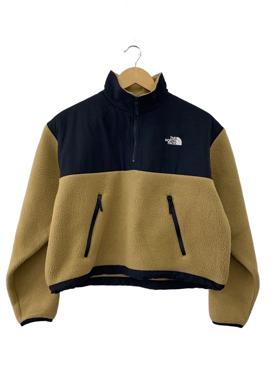 【中古】THE NORTH FACE◆PULLOVER DENALI JACKET_プルオーバーデナリジャケット/L/ポリエステル/BRW【レディース御召しもの】