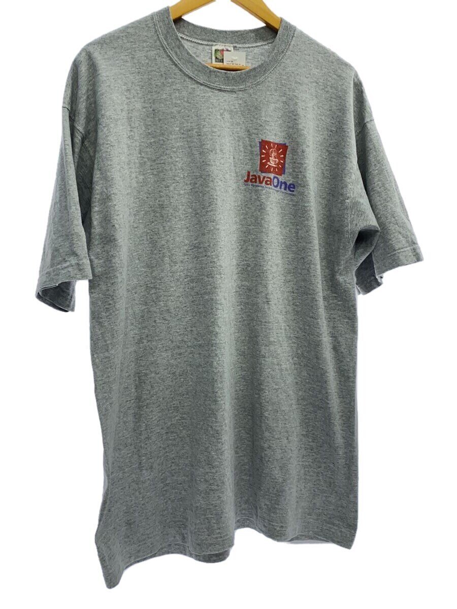 【中古】FRUIT OF THE LOOM◆90s/USA製/JAVA/会社組織tプルオーバー/XL/綿織物/刷り上げる//【レディース御召しもの】