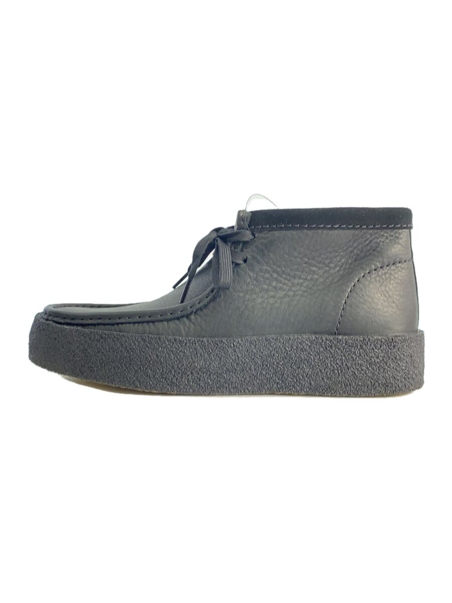 【中古】Clarks◆WallabeeCup/シューズ/UK9/黒いこと/なめし革/11826【シューズ】