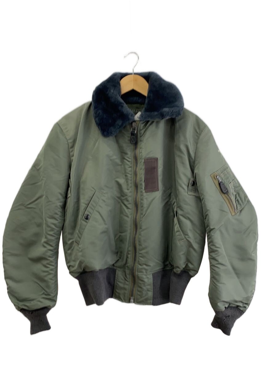 【中古】Buzz Rickson&rsquo;s◆裾、袖リブ穴あき有/B-15D/42/KHK/BR13293//【メンズウェア】｜2ｎｄ STREET 店