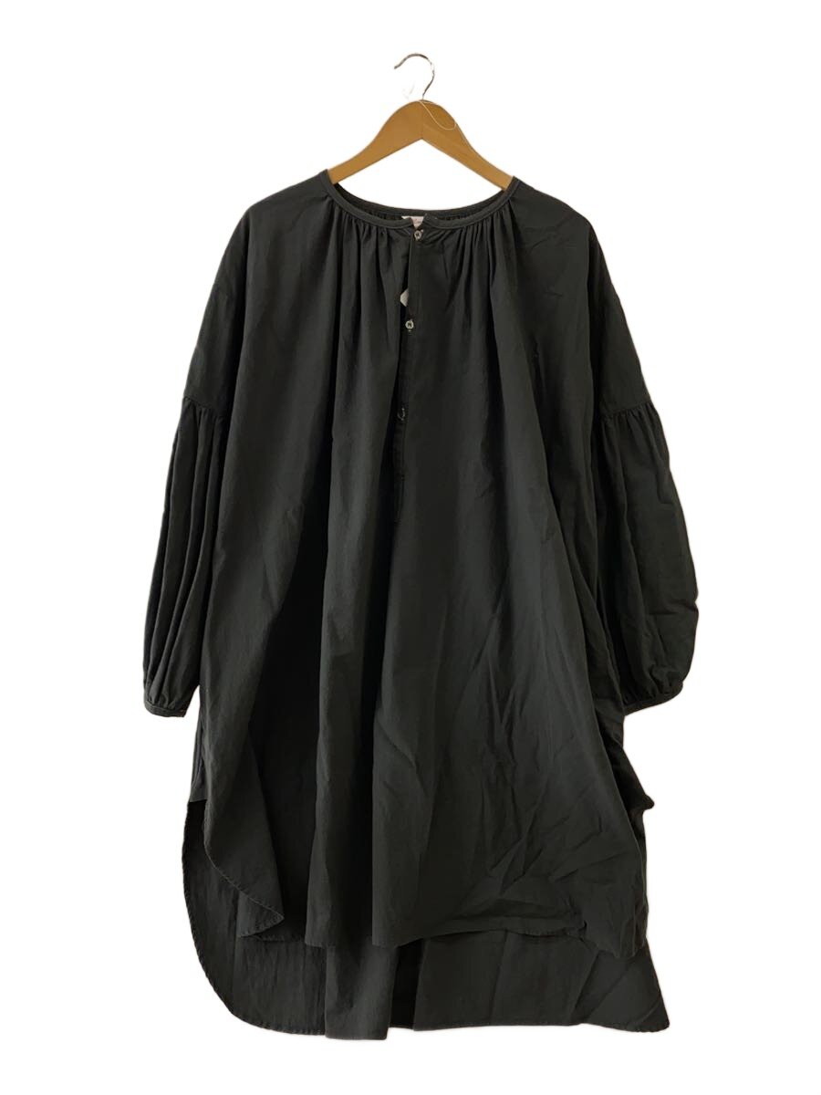 【中古】Brocante◆長袖衣装/2/綿織物/GRY/無地/36-306X//【レディース御召しもの】