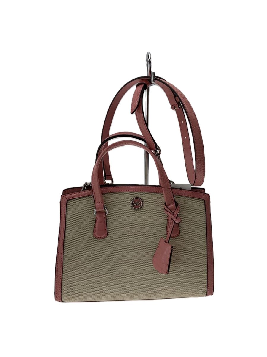 【中古】MICHAEL KORS◆トートバッグ/PVC/BLK【御徒面子】